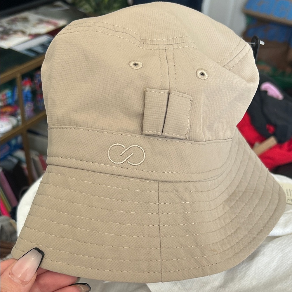Calia Beige Bucket Hat with Logo